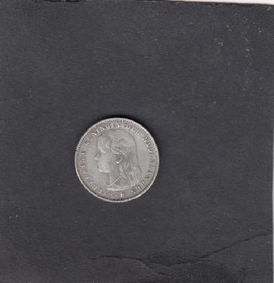 Beschrijving: 25 Cent WILHELMINA